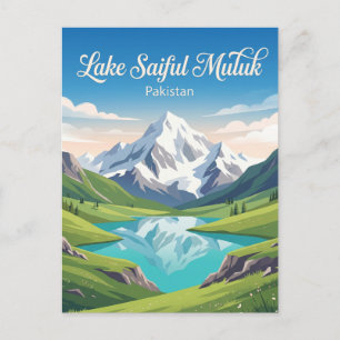 Cartão Postal Parque Nacional Saiful Muluk Paquistão