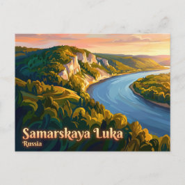 Cartão Postal Parque Nacional Samarskaya Luka Rússia