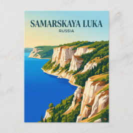 Cartão Postal Parque Nacional Samarskaya Luka Rússia