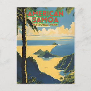 Cartão Postal Parque Nacional Samoa Americano