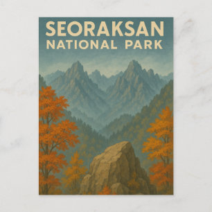 Cartão Postal Parque Nacional Seoraksan