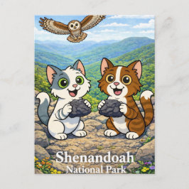 Cartão Postal Parque Nacional Shenandoah