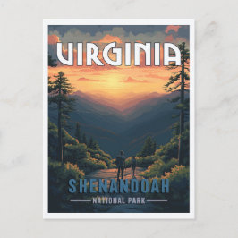 Cartão Postal Parque Nacional Shenandoah, Virgínia
