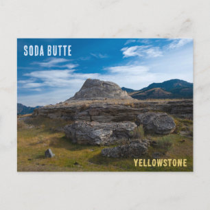 Cartão Postal Parque Nacional Soda Butte Cone Yellowstone