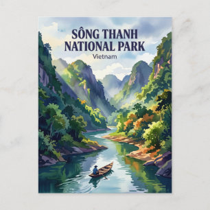 Cartão Postal Parque Nacional Sông Thanh Vietnã
