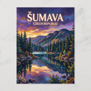 Cartão Postal Parque Nacional Šumava República Tcheca