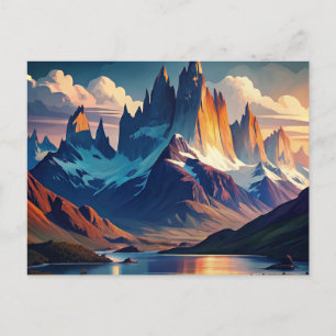 Cartão Postal Parque Nacional Torres del Paine Chile