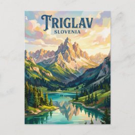 Cartão Postal Parque Nacional Triglav Eslovênia