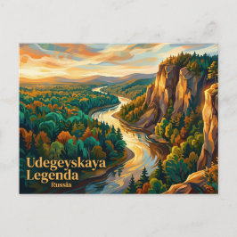 Cartão Postal Parque Nacional Udegeyskaya Legenda Rússia