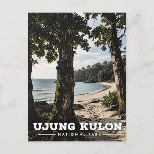 Cartão Postal Parque Nacional Ujung Kulon