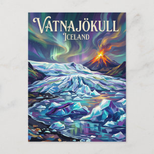 Cartão Postal Parque Nacional Vatnajökull Islândia