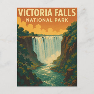 Cartão Postal Parque Nacional Victoria Falls Getaway