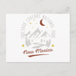 Cartão Postal Parque Nacional Vintage Carlsbad Caverns Novo Méx
