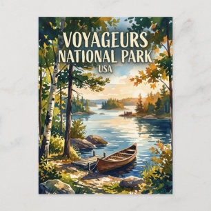 Cartão Postal Parque Nacional Voyageurs EUA