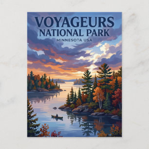 Cartão Postal Parque Nacional Voyageurs Minnesota