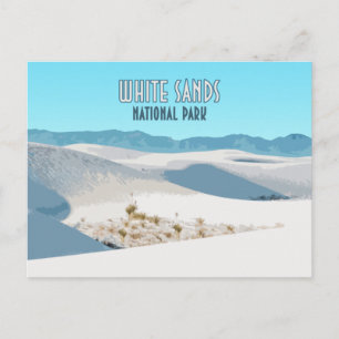 Cartão Postal Parque Nacional White Sands Novo México