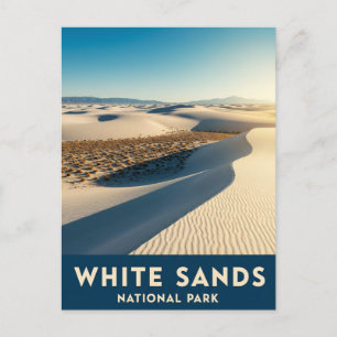 Cartão Postal Parque Nacional White Sands Novo México