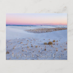 Cartão Postal Parque Nacional White Sands Vista Impressionante