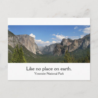 Cartão Postal Parque Nacional Yosemite
