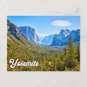 Cartão Postal Parque Nacional Yosemite, Califórnia, EUA