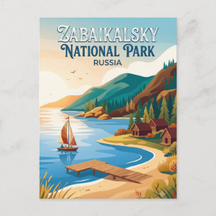 Cartão Postal Parque Nacional Zabaikalsky Rússia