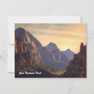 Cartão Postal Parque Nacional Zion