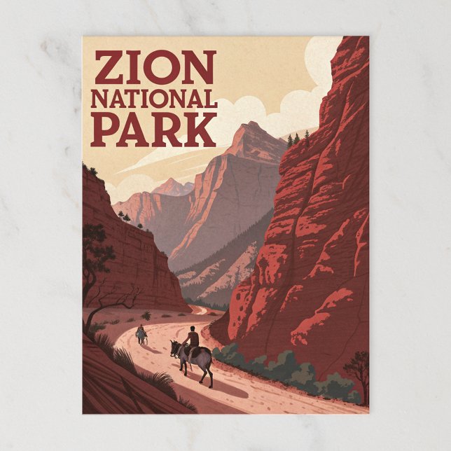 Cartão Postal Parque Nacional Zion (Criador carregado)