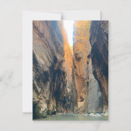 Cartão Postal Parque Nacional Zion: Os estreitos