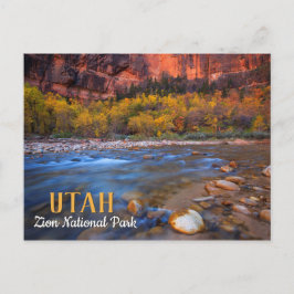 Cartão Postal Parque Nacional Zion Utah