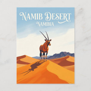 Cartão Postal Parque Namib-Naukluft Namíbia