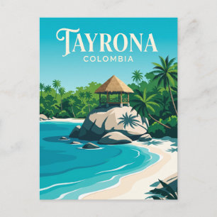 Cartão Postal Parque Natural Nacional Tayrona Colômbia