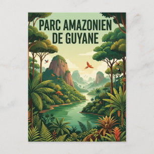 Cartão Postal Parque Natural Regional da Guiana França