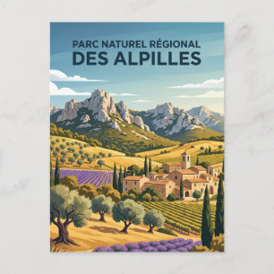 Cartão Postal Parque Natural Regional de Alpilles França