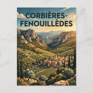 Cartão Postal Parque Natural Regional de Corbières-Fenouillèdes