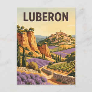 Cartão Postal Parque Natural Regional de Luberon França
