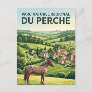 Cartão Postal Parque Natural Regional de Perche França