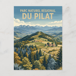Cartão Postal Parque Natural Regional de Pilat França