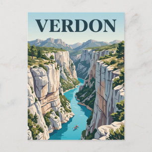 Cartão Postal Parque Natural Regional de Verdon França