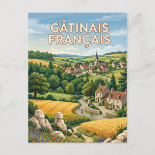 Cartão Postal Parque natural regional do Gâtinais francês França