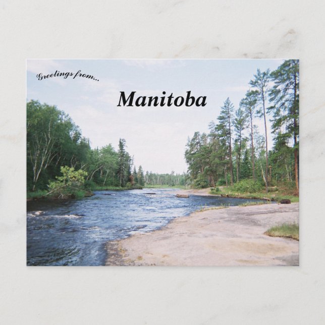 Cartão Postal Parque Provincial Whiteshell Manitoba Canadá (Frente)