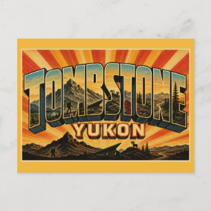 Cartão Postal Parque Territorial Tombstone Yukon