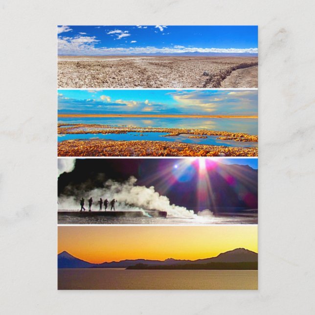 Cartão Postal parques do chile (Frente)