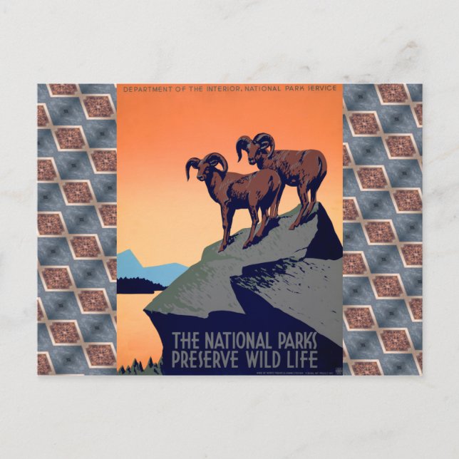 Cartão Postal Parques Nacionais (Frente)