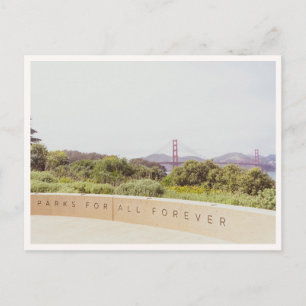 Cartão Postal Parques para Todos para Sempre Presidio San Franci