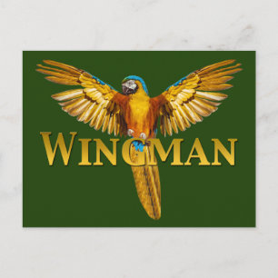 Cartão Postal Parrot Wingman