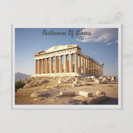 Cartão Postal Partenon de Atenas