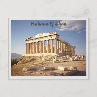 Cartão Postal Partenon de Atenas