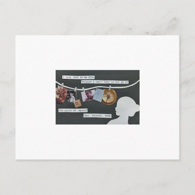 Cartão Postal partes de mim mesmo (Frente)