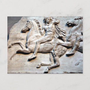 Cartão Postal Parthenon Frieze - O Museu Britânico