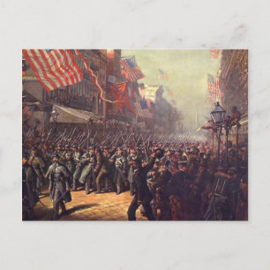 Cartão Postal Partida para a Guerra